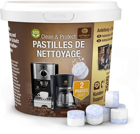 80 pastilles de nettoyage 2 phases Coffeeano pour machines à café Clean