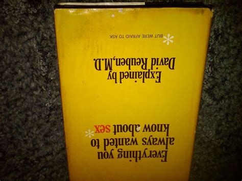 Everything You Always Wanted To Know About Sex But Were Afraid To Ask David R Reuben Amazon