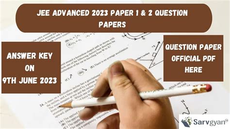 Jee Advanced Question Papers Out For Paper Here S Official