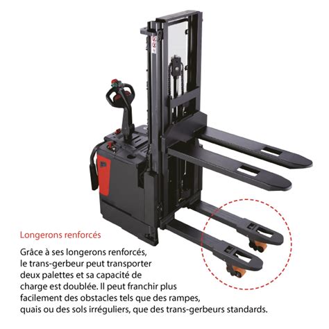 Stockman Trans Gerbeur Lectrique Conducteur Autoport Et Longerons