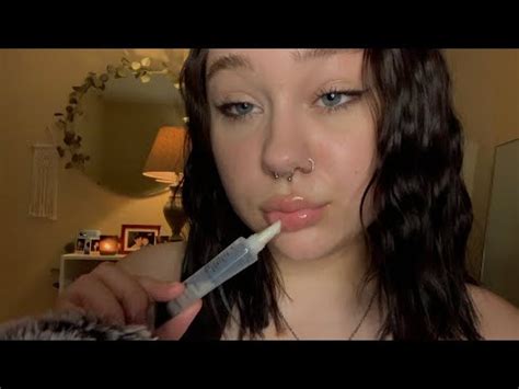 Asmr Soft Mouth Sounds Lipgloss Application Inaudible Whispering