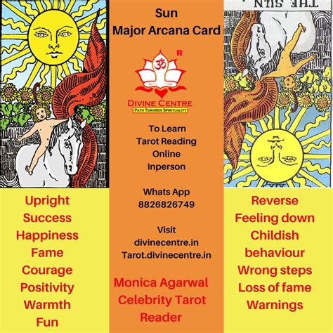 The Sun Tarot Card Major Arcana Spiritual Wisdom By Dr Monica Agarwal