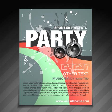 Party Brochure Design 221592 Vector Art At Vecteezy