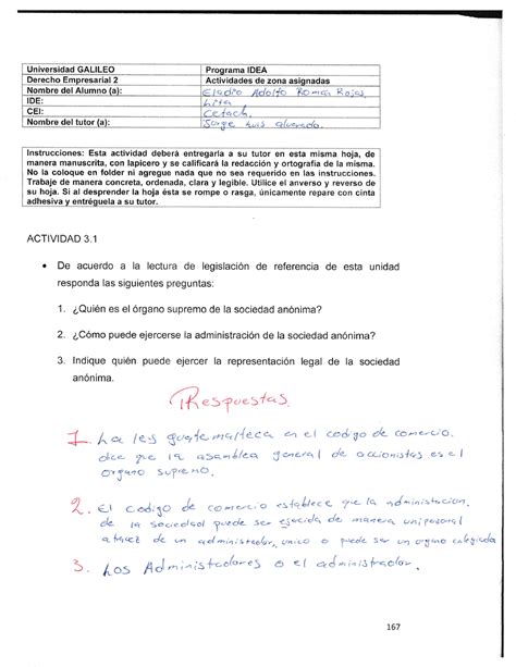 Tarea 3 Anotes Universidad GALILEO Programa IDEA Derecho