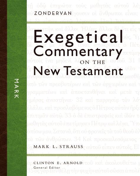 Mark Zondervan Exegetical Commentary On The New Testament Zecnt