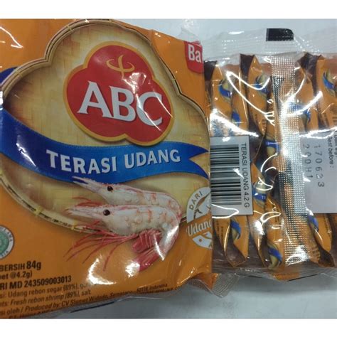 Jual Terasi Udang Abc Gr X Gr Shopee Indonesia