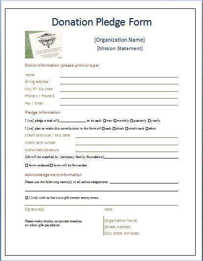 Tips For Charity Work Donation Form Donation Letter Donation