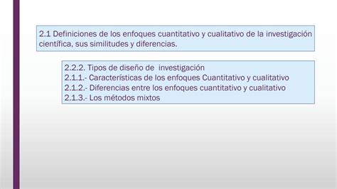 Solution Definiciones De Los Enfoques Cuantitativo Cualitativo De