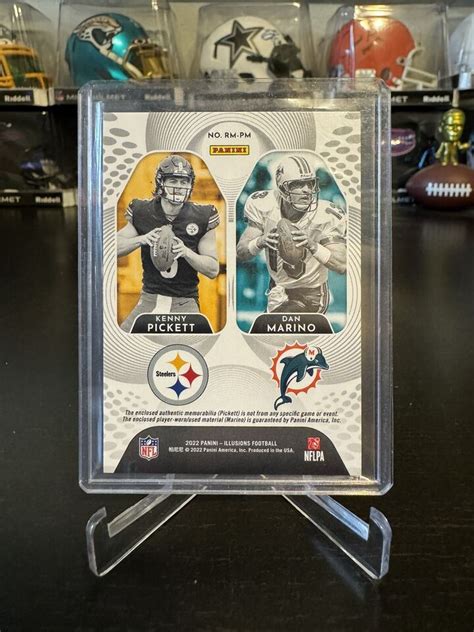 Illusions Kenny Pickett Dan Marino Rookie Idols Patch W Combined