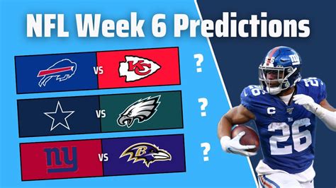 Nfl Week 6 Game Previews And Picks Youtube