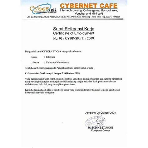 Apa Surat Keterangan Kerja Paklaring Adalah Dokumen Yang Sama