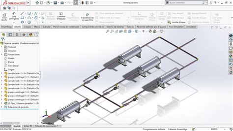 Sistema de bomba y tubería en paralelo en SOLIDWORKS YouTube