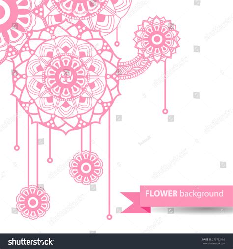 Henna Paisley Flowers Mehndi Tattoo Doodles Stock Vector Royalty Free