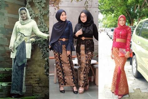 9 Inspirasi Kebaya Bali Hijab Dipadu Songket Kian Mewah