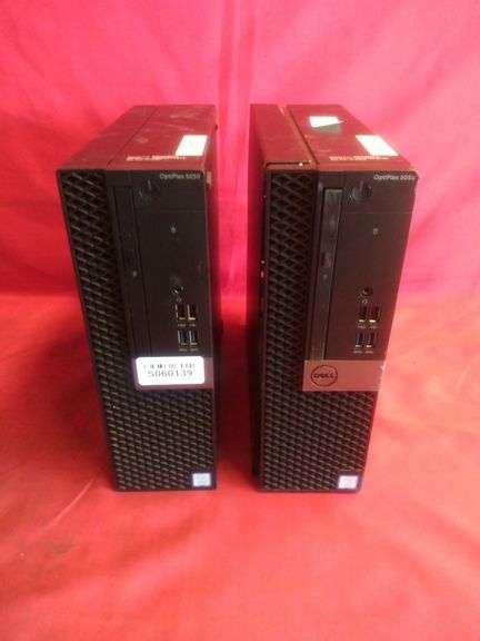 2pcs Dell Optiplex 5050 Towers Sierra Auction Management Inc