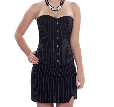 Buy Zzebra A Sapubonva Bustier Corset Skirt Dress Sexy Black