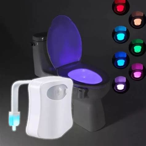 2 Sensores Luz Led 8 Cores Vaso Sanitário Privada Lightbowl MercadoLivre