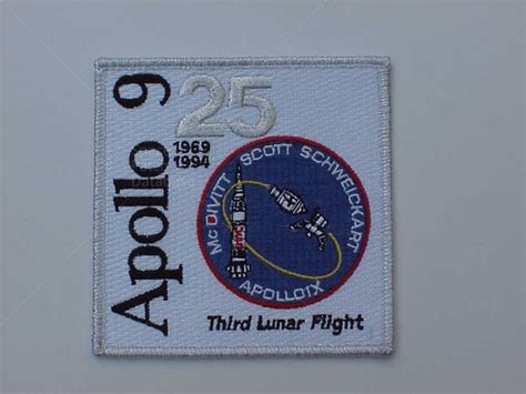 Apollo 9, 25th Anniversary | Space Patch Database