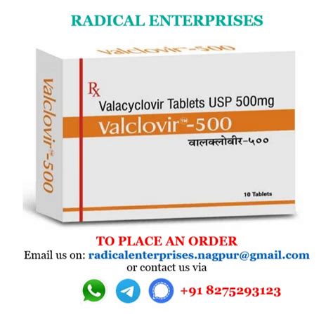 Valacyclovir Mg Tablets At Best Price In Nagpur By Radical