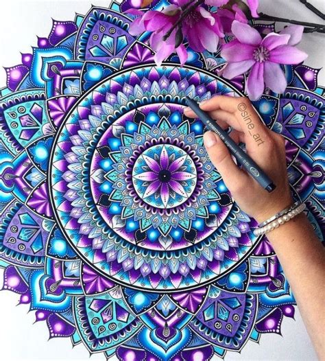 Über 100 inspirierende Bilder zum Zeichnen für Kreative Mandala art