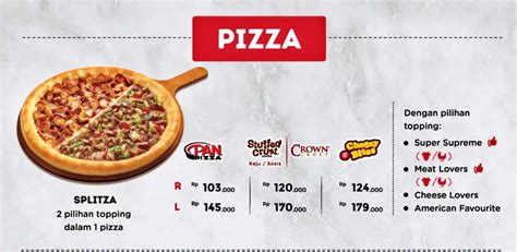 4 Jenis Pinggiran Pizza Di Pizza Hut Terfavorit