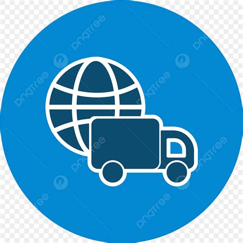 Global Icon Clipart Transparent Background Vector Global Delivery Icon