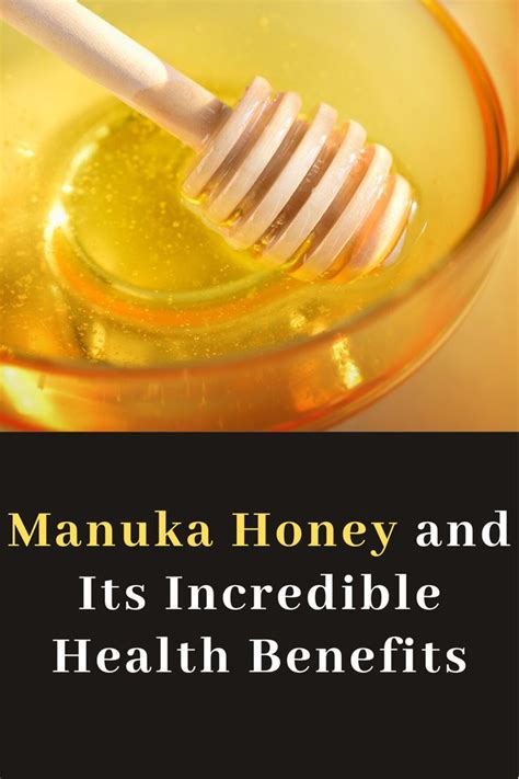 Manuka Honey And Its Incredible Health Benefits Cover Image With Text