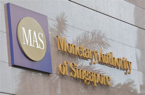 Monetary Authority of Singapore MAS Editorial Stock Photo - Image of ...