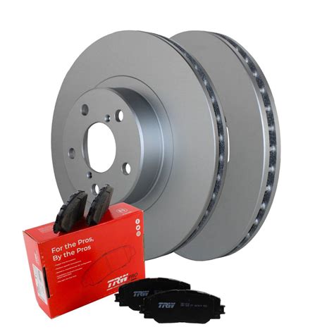 Saab Disc Brake Pad And Rotor Kit Front 276mm Ceramic TRW Pro