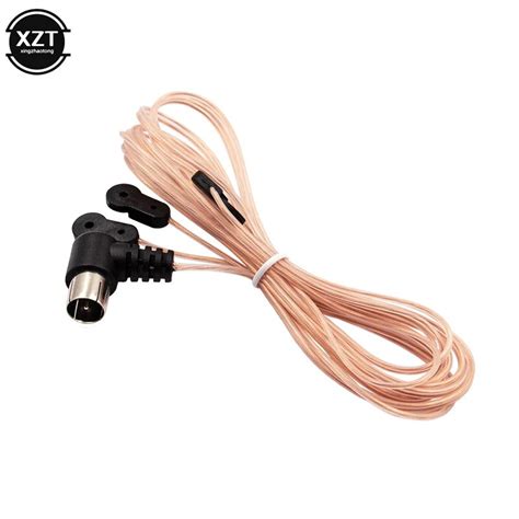 Q Fm Dipole Antenna T Shape Indoor Copper Aerial Hd Radio Female Pal