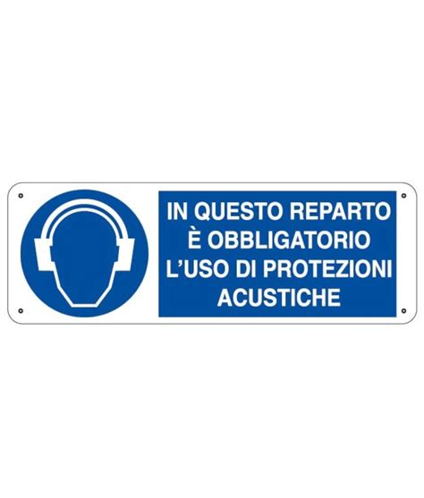 Cartello in questo reparto è obbligatorio l uso di prot SEG 1940