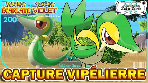 CAPTURER LE STARTER VIPELIERRE Pokémon Violet Écarlate DLC Disque