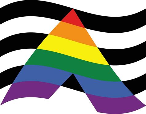 straight ally pride flag  shape lgbtq flag  shape  vector