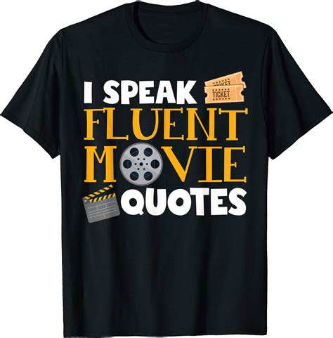 Funny I Speak Fluent Movie Quotes Cinema Nerd Design