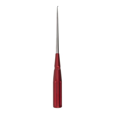 Color Cervical Curette Red Rev Angled Boss Surgical