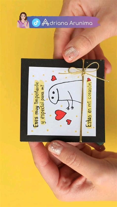 Tarjeta Expandible Con Mensaje Secreto De Amor Flork Ideas