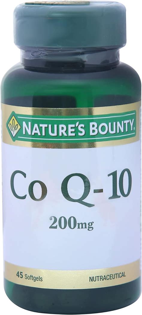 Nature S Bounty Coq10 Salud Del Corazón Y Envejecimiento Saludable Suplemento