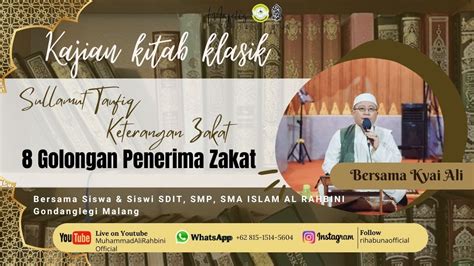 Kajian Kitab Klasik Sulamut Taufiq Golongan Penerima Zakat Kh