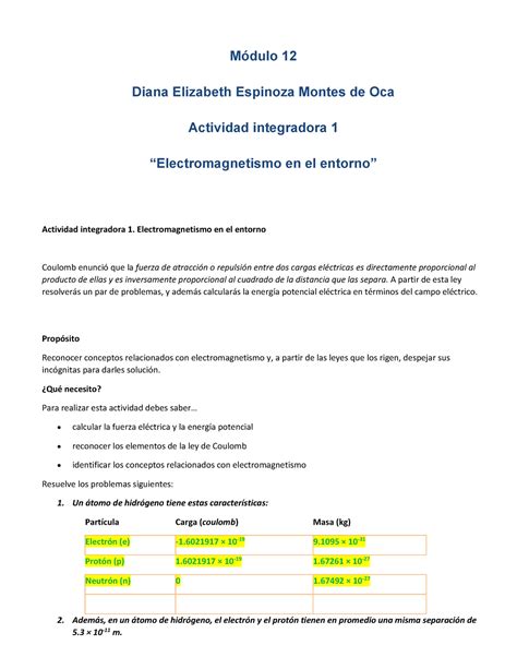 M Dulo Actividad Integradora Electromagnetismo En El Entorno