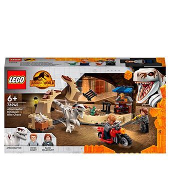 LEGO Jurassic World 76945 Persecución en Moto del Dinosaurio