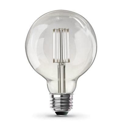 Feit Electric Watt Equivalent G Dimmable Cage Filament Clear Glass