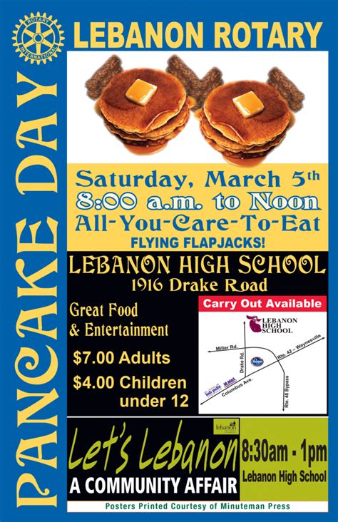 Rotary Pancake Breakfast 2022 Rotary Club Of Lebanon Oh