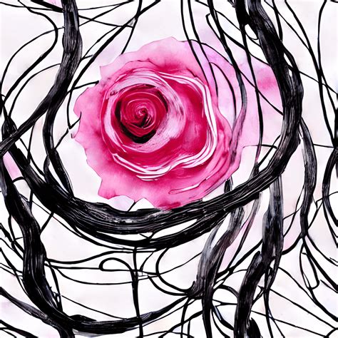 Wispy Minimalist Lineart Flowers · Creative Fabrica