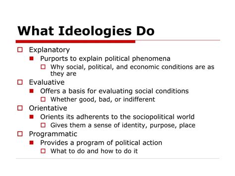 Ppt Chapter 1 Ideology And Ideologies Powerpoint Presentation Free