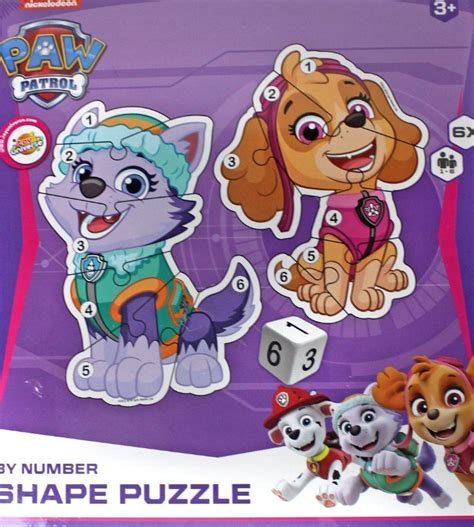 Nickelodeon Puzzle Psi Patrol Uk Adanka Z Numerkami W