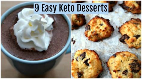 9 Easy Keto Dessert Recipes Quick Low Carb Ketogenic Desserts