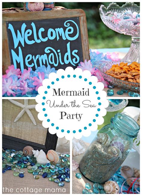 Mermaid Under The Sea 4th Birthday Party With Free Printable The