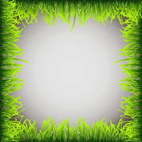 Grass frame, border 6110456 Vector Art at Vecteezy