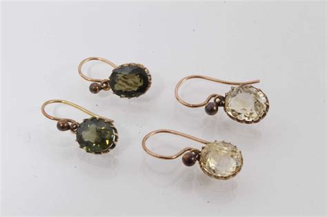 Lot 422 Two Pairs Of Edwardian Earrings