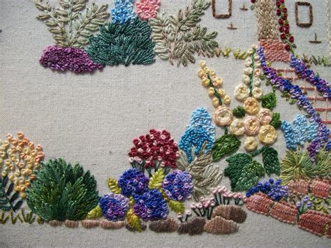 Hayfield Cottage Cottage Garden Embroidery